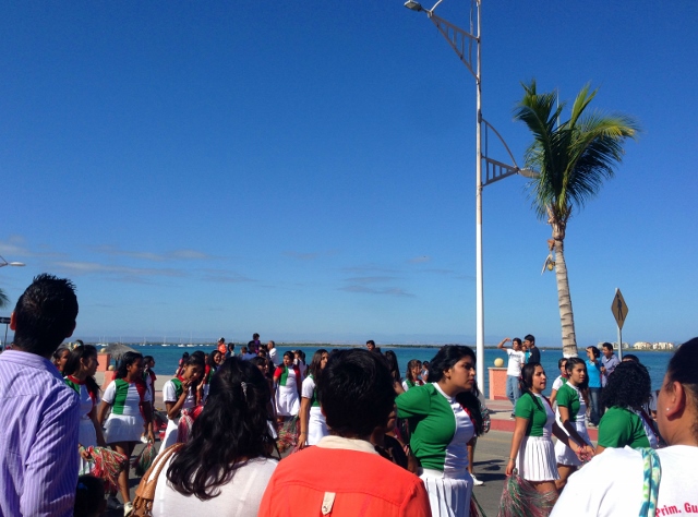 Revolution Day parade in La Paz